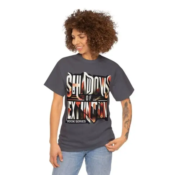 Shadows of Extinction Cotton Tee - Unisex - charcoal