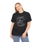 Manga Girl Black Tee